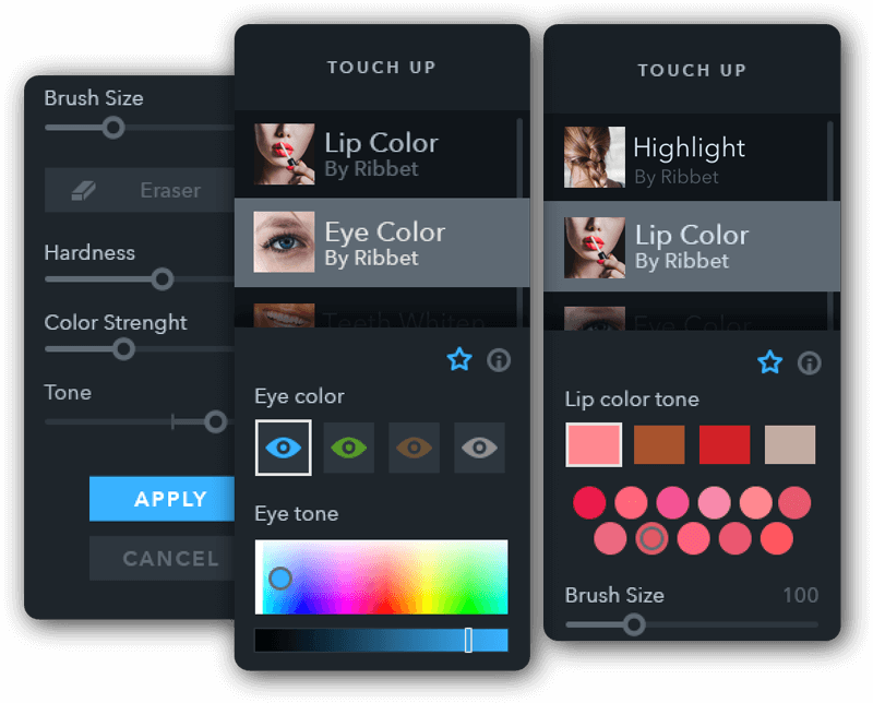Ribbet Change Hair And Eyes On Your Photos Touch Up Skin Ribbet Change Hair And Eyes On Your Photos Touch Up Skin